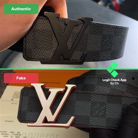 louis vuitton belt authenticity check.